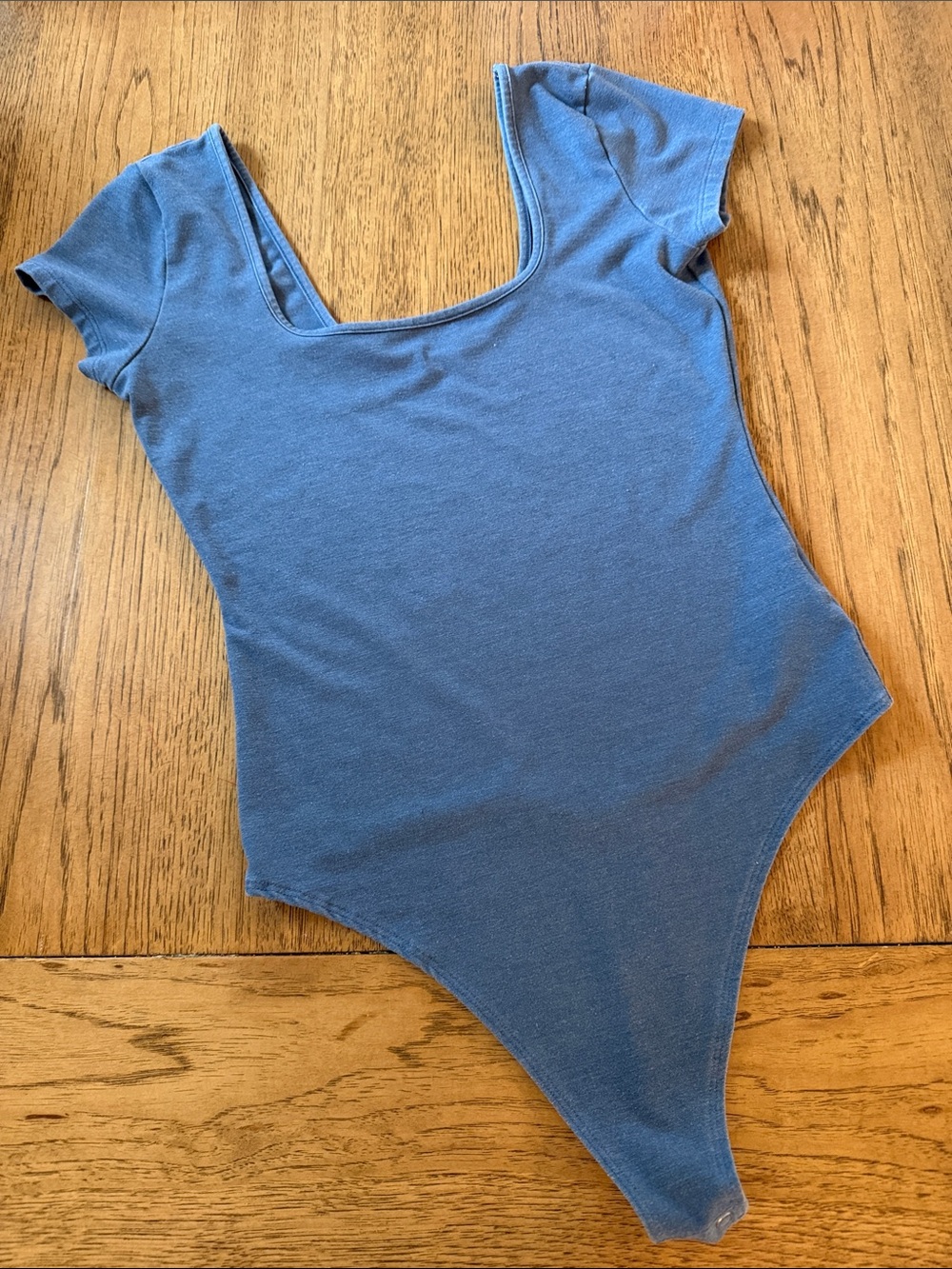 American Eagle Women’s small Blue Scoop Neck One-Piece Bodysuit